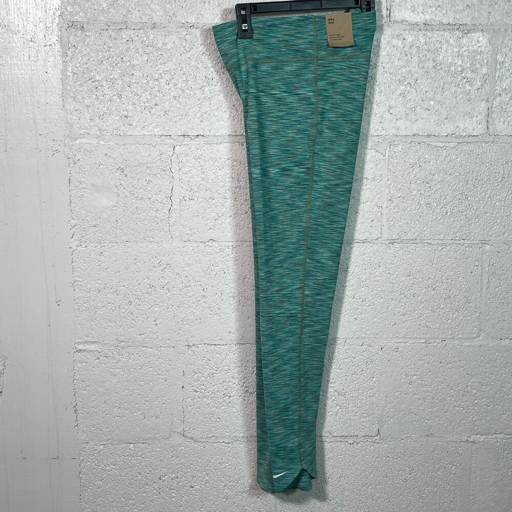Nike One Girls' Dri-FIT training  Legging Green/white XL